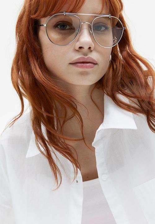 H&M - Short-sleeved linen-blend shirt - white