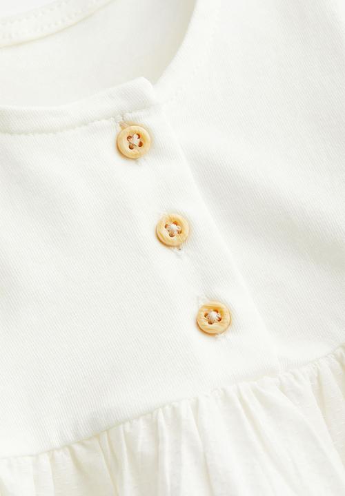 H&M - 3 Piece cotton set - cream 