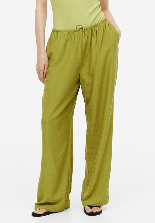 H&M - Wide trousers - green