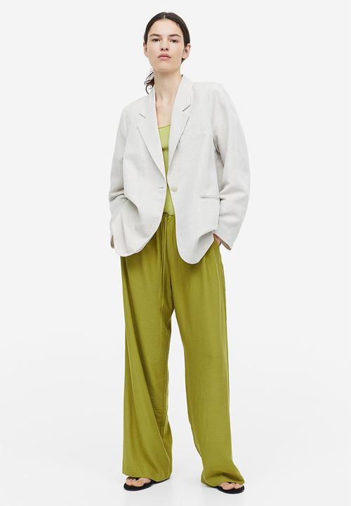 H&M - Wide trousers - green