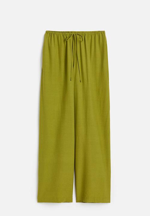 H&M - Wide trousers - green