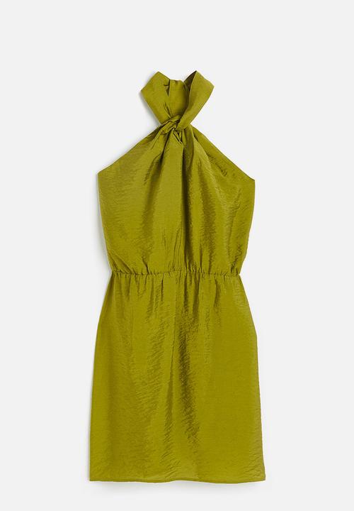 H&M - Halterneck dress - green