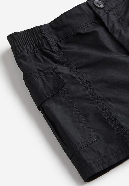 H&M - Cargo shorts - black