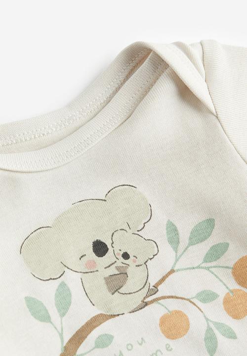 H&M - 2 Piece cotton set - light beige koalas 