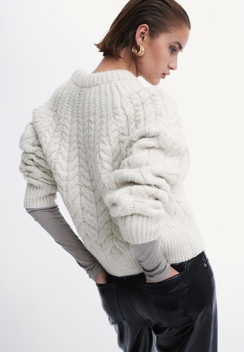 H&M - Cable-knit jumper - cream