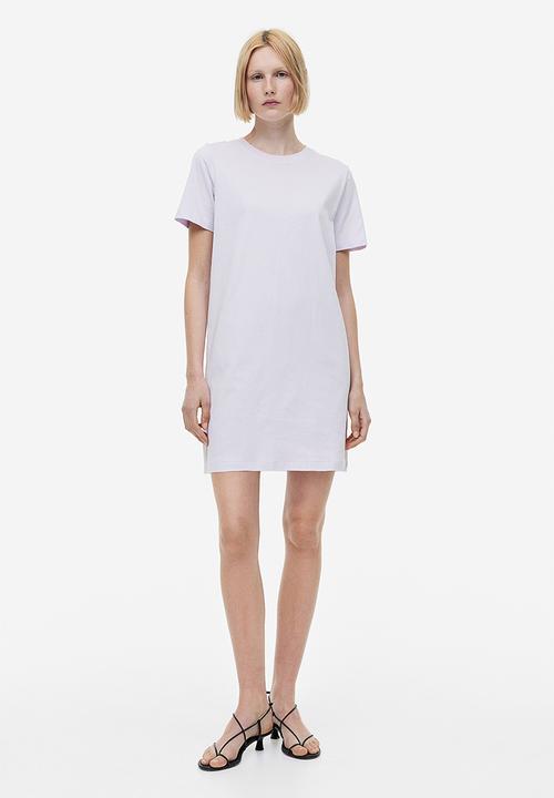 H&M - Cotton t-shirt dress - lilac