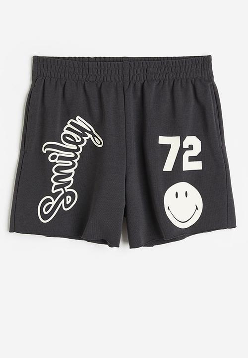 H&M - Printed sweat shorts - grey
