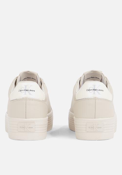 Calvin Klein - Vulc flatform laceup pearl - eggshell/pearlized creamy white