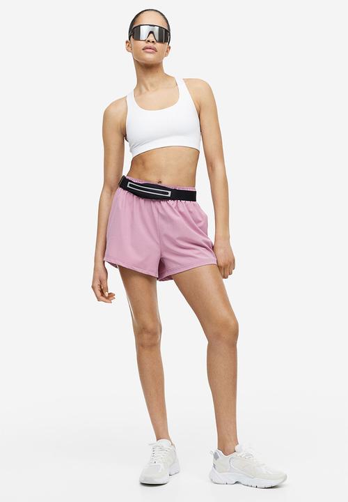 H&M - Drymove™ sports shorts - pink