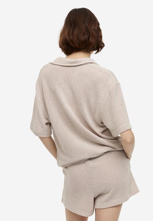 H&M - Jersey shorts - beige