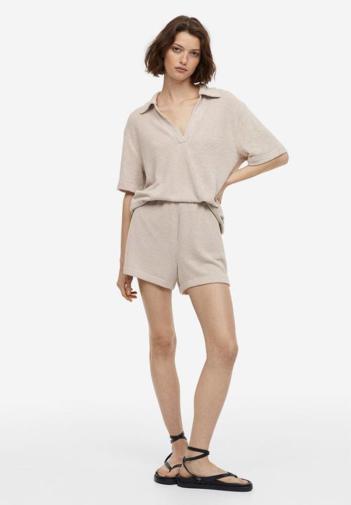 H&M - Jersey shorts - beige