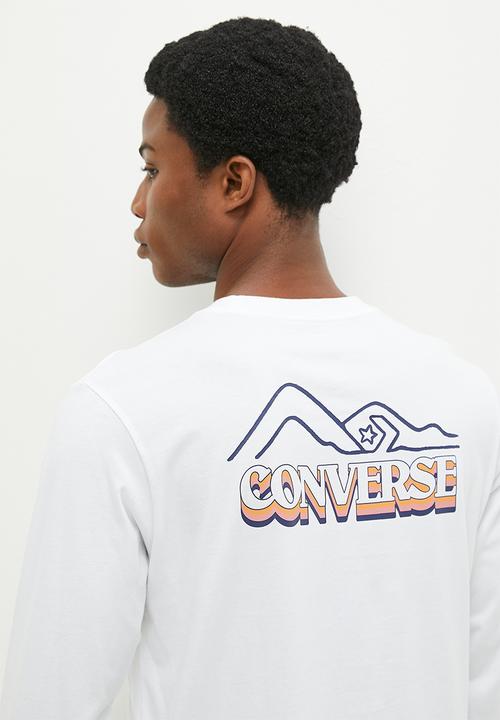 Converse - Cc Winter Vibes Long sleeve Graphic Tee - White