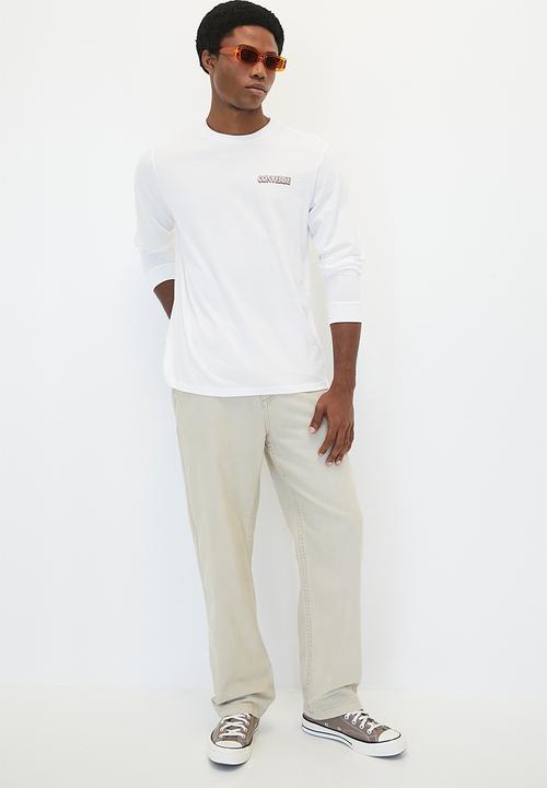 Converse - Cc Winter Vibes Long sleeve Graphic Tee - White