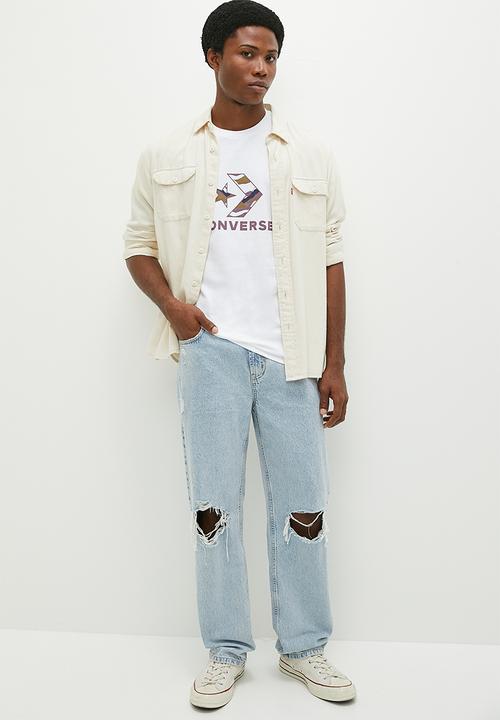 Converse - Winter Star Chev Fill Graphic Tee - White