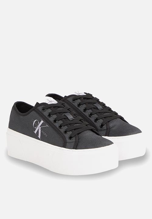 Calvin Klein - Cupsole flatform ny pearl wn - black/lavender aura