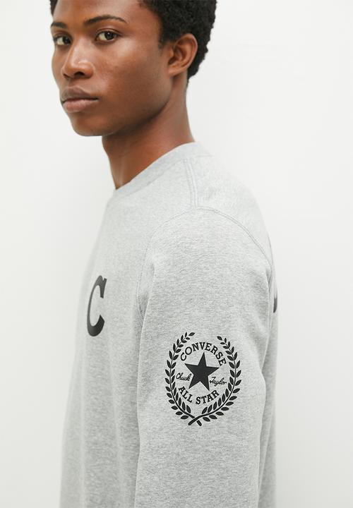 Converse - Chuck Retro Graphic Crew - Vintage Grey Heather