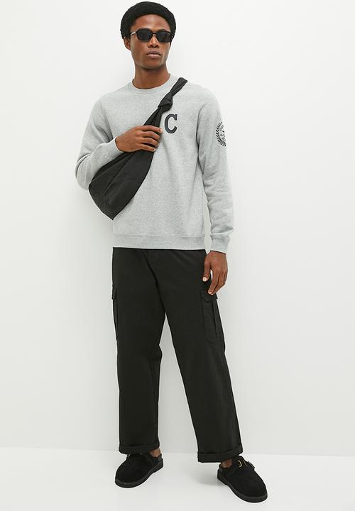 Converse - Chuck Retro Graphic Crew - Vintage Grey Heather