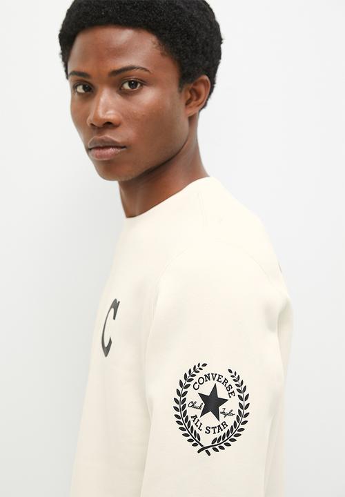 Converse - Chuck retro graphic crew - converse egret
