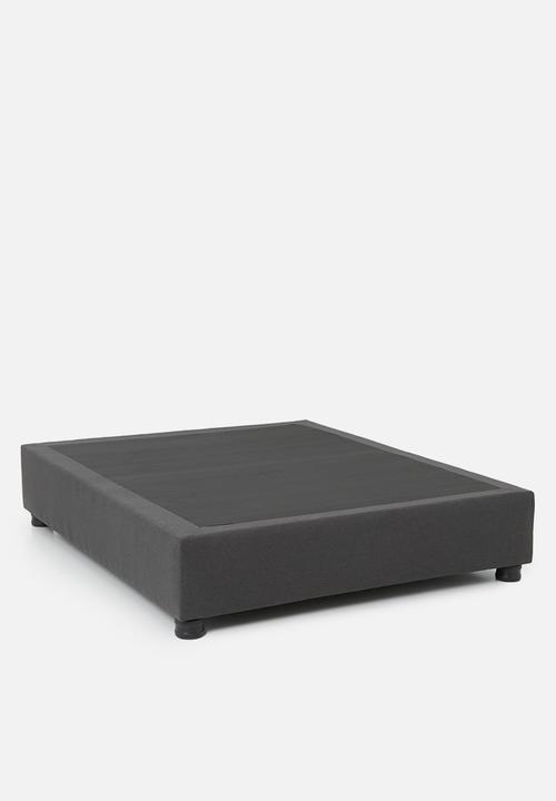 Sixth Floor - Mayfair Upholstered Bed Base - Charcoal