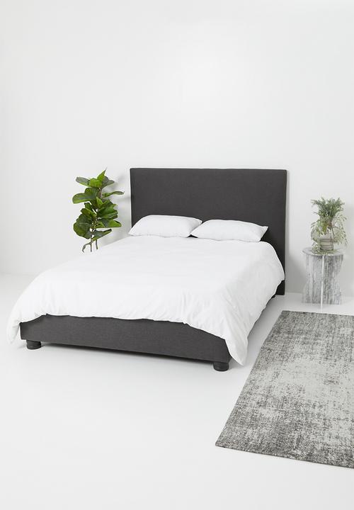 Sixth Floor - Mayfair Upholstered Bed Base - Charcoal