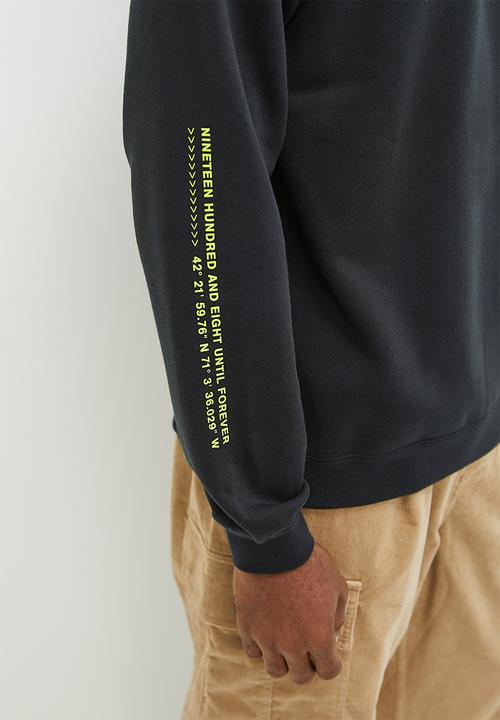 Converse - Future utility graphic crew - converse black