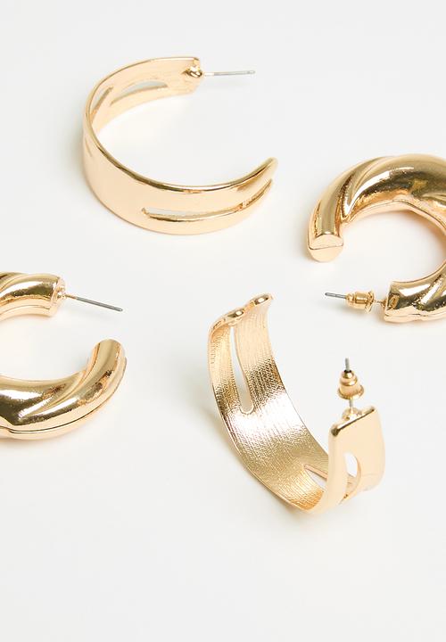 Superbalist - Kassidy earring pack - gold