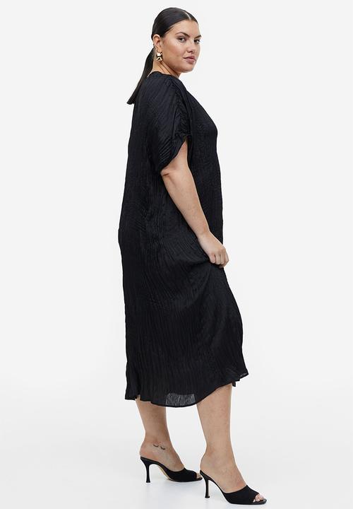H&M - Pleated tunic dress - black