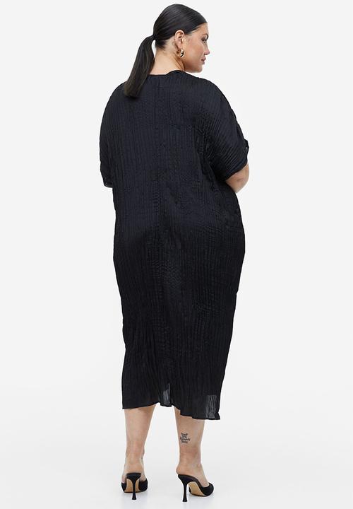 H&M - Pleated tunic dress - black