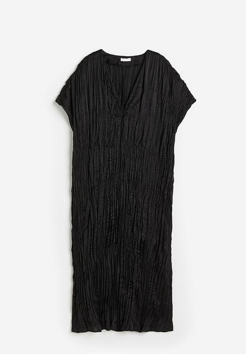 H&M - Pleated tunic dress - black