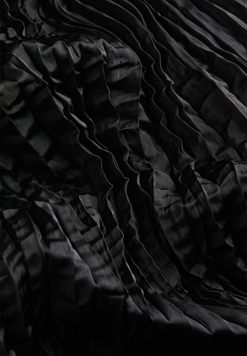 H&M - Pleated tunic dress - black