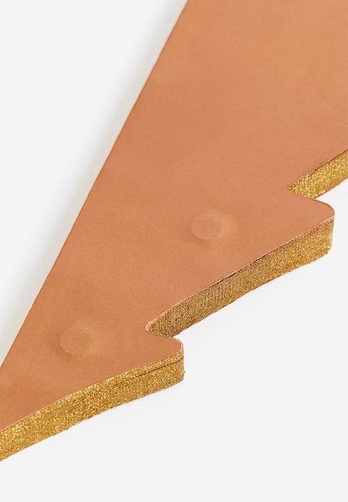 H&M - Paper tree christmas decoration - brown