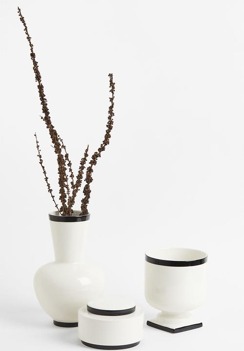 H&M - Porcelain box - white