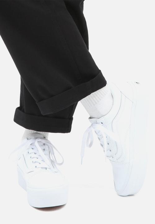 Vans - Ua old skool stackform -  true white