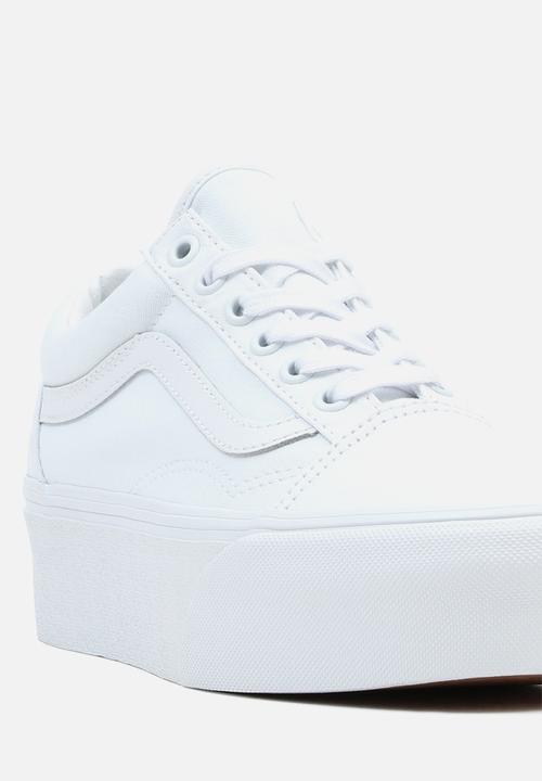 Vans - Ua old skool stackform -  true white