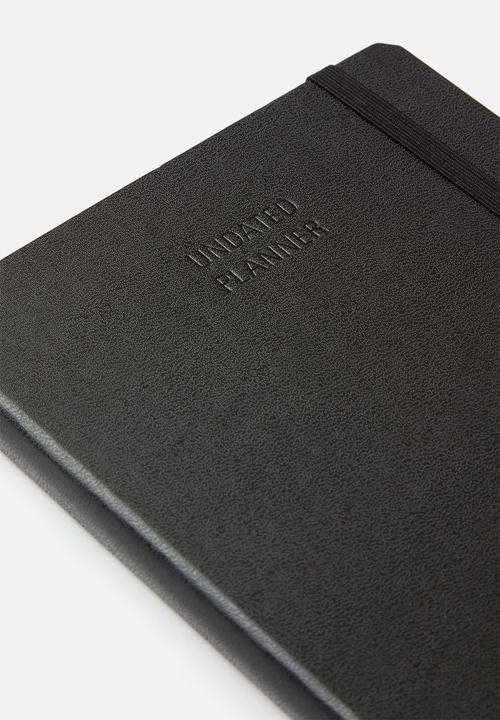 Moleskine - 2024 Undated weekly planner large - black