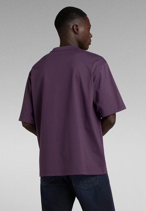 G-STAR - Boxy base 2.0 r t dry jersey o - lt maze
