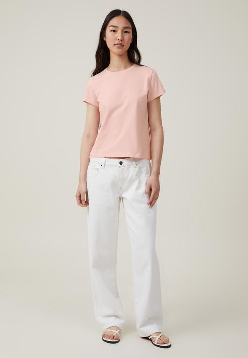 Cotton On - Plus The 91 Tee - Chalk Pink