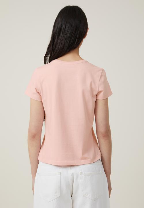 Cotton On - Plus The 91 Tee - Chalk Pink