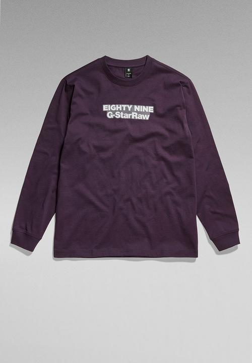G-STAR - Eighty nine gr loose r t l\s dry jersey o - lt maze