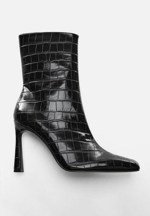 MANGO - Moderat ankle boot - black