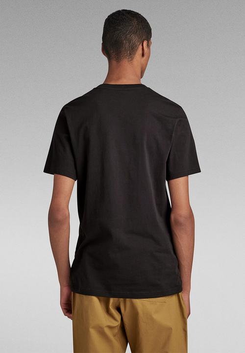 G-STAR - Poem slim r t compact jersey o - dark black
