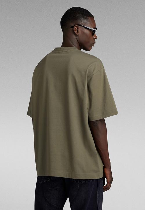 G-STAR - Old school logo boxy r t dry jersey o - turf