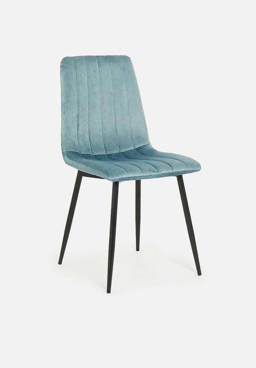 Sixth Floor - Aaliya dining chair - blue