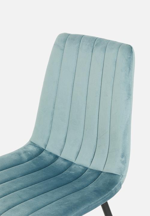 Sixth Floor - Aaliya dining chair - blue
