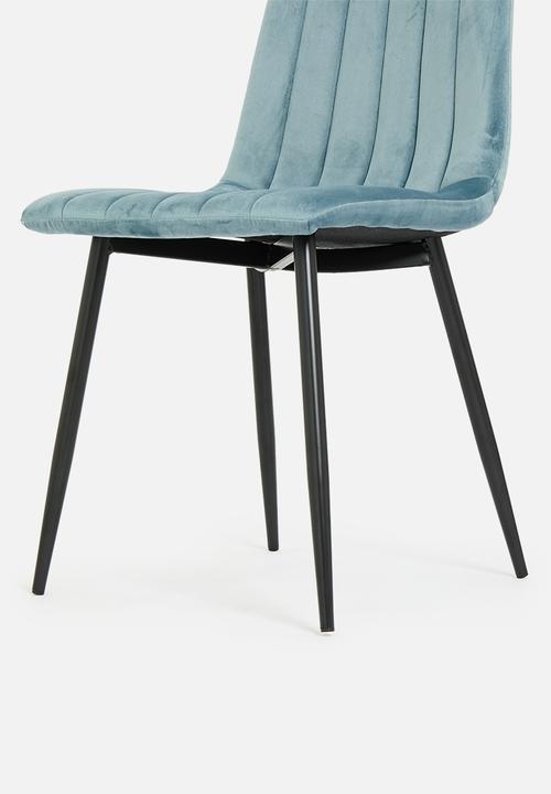 Sixth Floor - Aaliya dining chair - blue