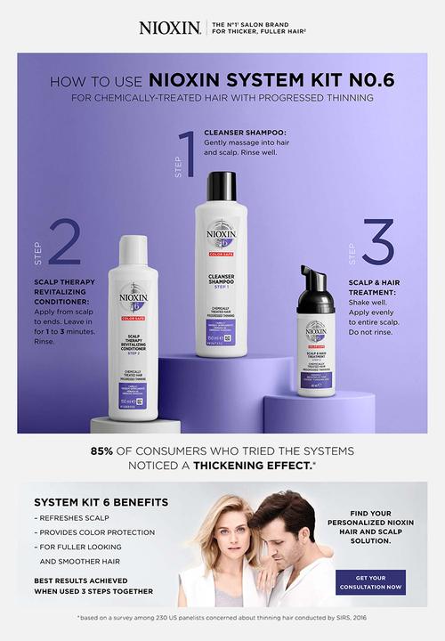 NIOXIN - System6 Cleanser Shampoo - 300ml