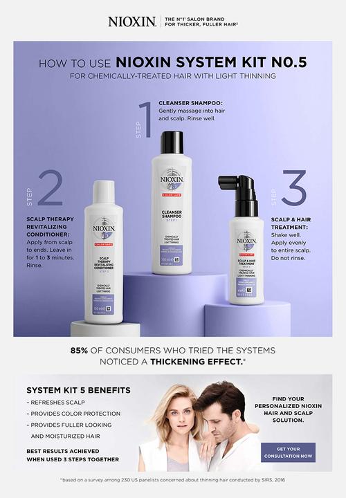 NIOXIN - System5 Cleanser Shampoo  - 300 ml