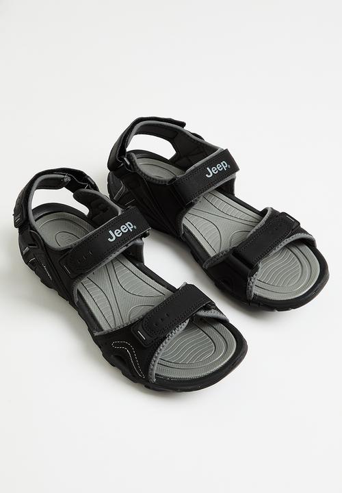 JEEP - Open adventure sandal - black