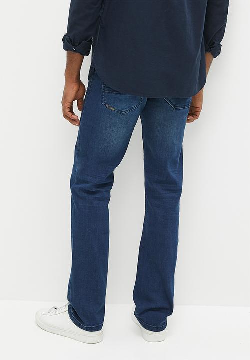JEEP - Indigo resin straight leg jean - indigo resin  