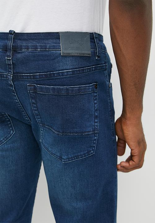 JEEP - Indigo resin straight leg jean - indigo resin  